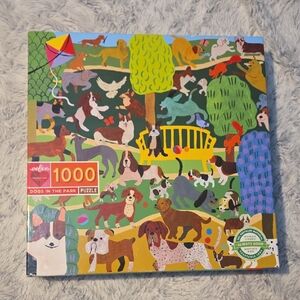 eeBoo Dogs in the Park 1000 Piece Puzzle